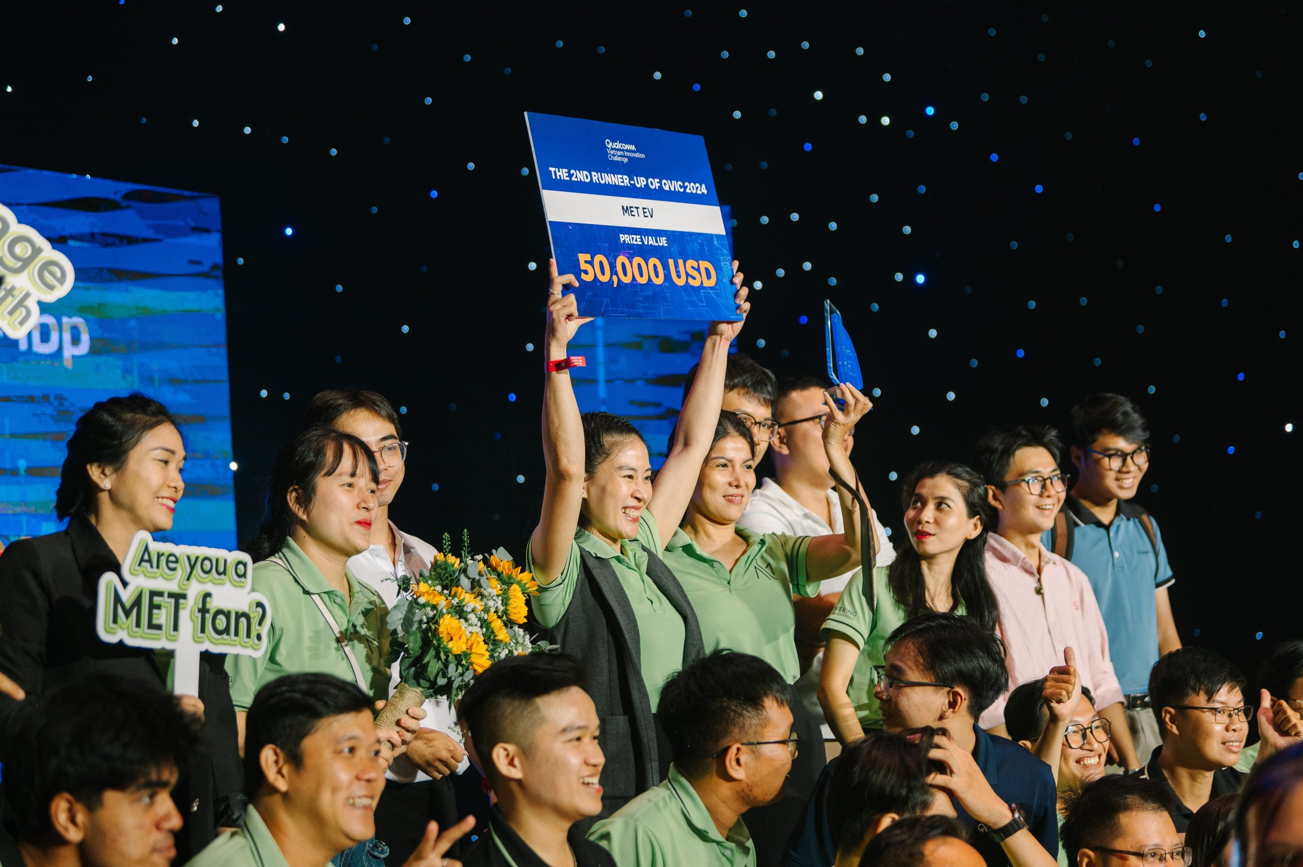 MET EV won 2nd runner up QVIC 2024 prized 50,000USD